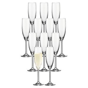 Бокал для шампанского Sektglas Daily 200 мл, набор из 12 прозрачных штук Leonardo, прозрачный