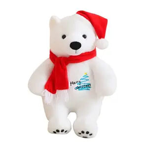 Рождественский шарф с плюшевыми медведями плюшевая кукла высота 25см/33см OU DI PIG