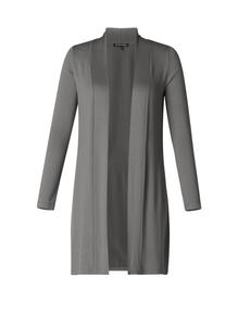 BASE LEVEL Вязаный кардиган в грязном цвете