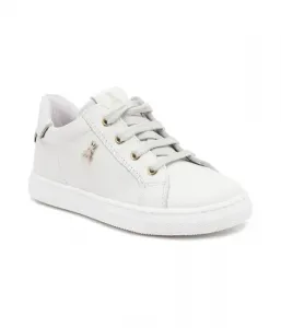 Кроссовки OFFWHITE/PLATINUM ТЕЛЯЧЬЕЙ КОЖИ Patrizia Pepe, белый