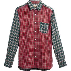 Burberry Рубашка мужская розовая зеленая