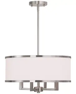 Люстра Park Ridge на 4 лампы Livex, silver