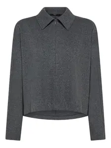 Топ с воротником Seventy, серый