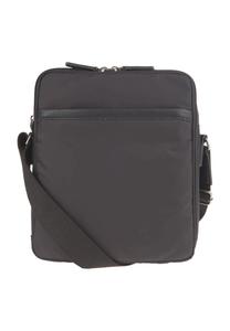 Сумка через плечо Спора, молния, ремень, однотонная, мужская PICARD, черный