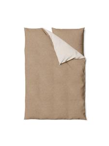 Постельное белье Melangibir из натурального кунжута Traumschlaf, Natur-sesamo