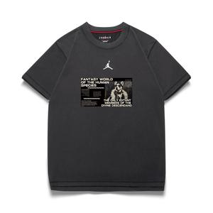 Футболка Unisex Dark Gray серии DIR FIT Quick drying Jordan, темно-серый
