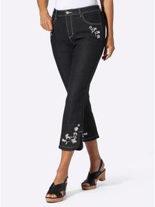 Джинсы 7/8 из черного денима Sieh an!