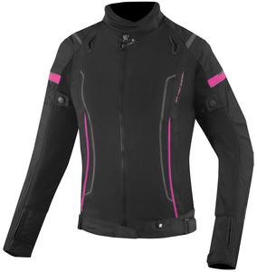 Водонепроницаемая женская мотоциклетная текстильная куртка Bogotto vysio 3 в 1, Black/Pink