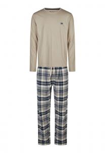 Пижамный комплект Phil & Co. Berlin SET, Grau Navy Kariert/Grey