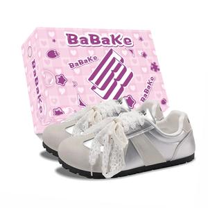 Babak Женские серебристые скейтерские кеды Low top