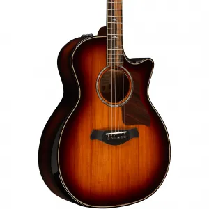 Акустико-электрогитара Taylor 814ce Sinker Redwood Builder's Edition Grand Auditorium с эффектом Shaded Edge Burst
