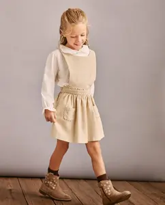 Микровельветовые карманы пикунела для девочек Coconut El Corte Inglés, бежевый