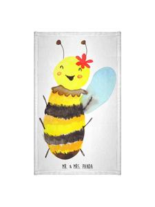 Mr. & Mrs. Panda Полотенце Happy Bee без надписи, белое