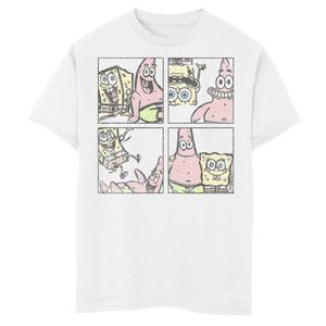 Футболка с рисунком «Губка Боб Квадратные Штаны и Патрик Лучший друг» для мальчиков 8–20 лет Nickelodeon