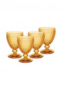 Бокалы для воды Villeroy & Boch Boston Coloured, 400 мл, 4 штуки, желтый