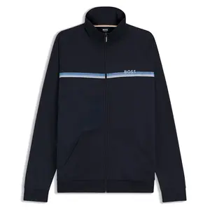 Оригинальная толстовка BOSS 10269562 на молнии, синий