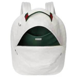 GUCCI GG Supreme рюкзак на молнии универсальный средний мужской белый