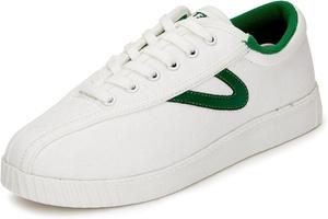Женские кроссовки TRETORN Nylite Plus из канваса, белый/зеленый