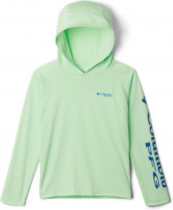 Columbia unisex-child Terminal Tackle худи, Key West/Vivid Blue Logo