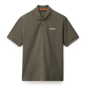 Поло с коротким рукавом Napapijri Small Box, зеленый