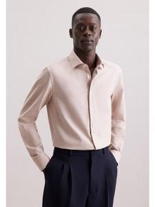 Рубашка фланелевая бежевого цвета Seidensticker