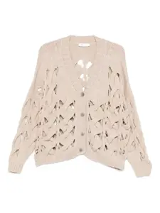 Кардиган Alanis на пуговицах Ely Ely, нейтральный