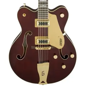 Gretsch G5422G-12 Electromatic Classic Hollow Body 12-струнная с золотой фурнитурой - ореховый цвет