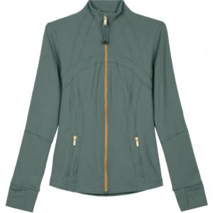 Женская куртка Define Jacket Fall Lululemon, forest зеленый/золото/dkfr/золото