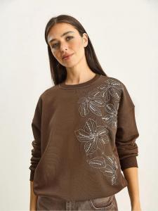 Bianco Lucci Свитшот в цвете Mocha