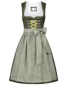 Широкая юбка в сборку Trachtenhof Nübler  midi Ginger, оливковый