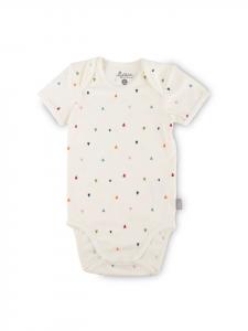 Sigikid Классический детский боди с короткими рукавами, белый