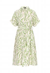 Usha BLACK LABEL Платье-рубашка 'Classic' из шерсти, белое