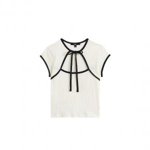 Vans Футболка женская белая с круглым вырезом Moderate