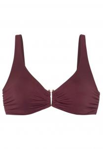 Топ бикини LASCANA Balconette Bikini Top, бордо