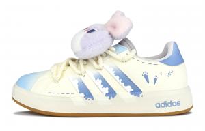 Grand Court Base 00s You've Been Arrested Suede Low top Skateboard Shoes Unisex Adidas, mismatched style