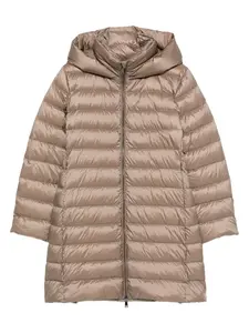 Дутая куртка с капюшоном Seventy, коричневый