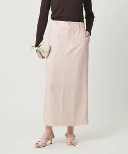 Юбка-пекарь из ацетатного полиэстера United Arrows, цвет Lt.Pink