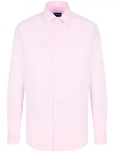 Рубашка на пуговицах GIORGIO ARMANI, розовый