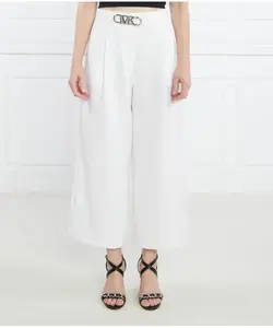 Широкие брюки Straight fit Michael Kors, белый