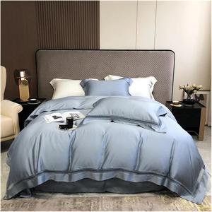 KYTGFH Комплект постельного белья из египетского хлопка 1000Тс с ажурными кружевами