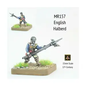 Английская алебарда с горшковым шлемом, Altuos Historical Miniatures - The 17th Century (15mm)