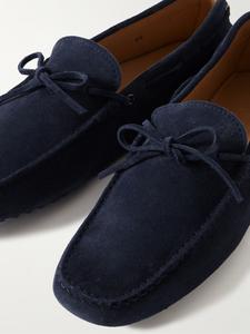Замшевые туфли для вождения Gommino TOD'S, темно-синий