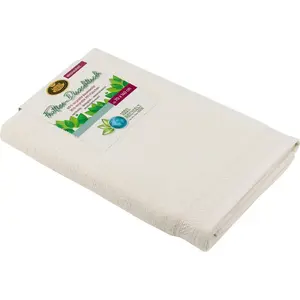 Полотенце Uni Recycelt однотонные цвета, 100% переработанные материалы Gözze, кремовый