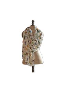 Шарф Птицы разноцветный Loberon, цвет Bunt