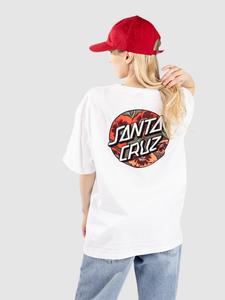 Футболка Santa Cruz Big Poppy Infill Dot T-Shirt, white