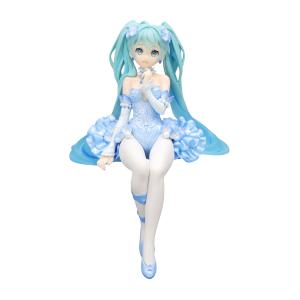 FURYU Фигурка Hatsune Miku Bubble Pressed Surface Pink Butterfly Fairy, Blue Version с бонусными подарками