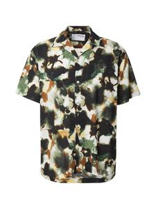 Рубашка на пуговицах Comfort fit SELECTED SLHRLXAIR, цвет Green/Olive