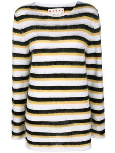 Marni полосатый джемпер, белый