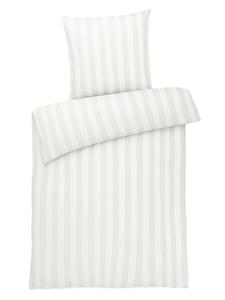 Постельное белье из дамаска в серебре Carpe Sonno, 155 x 220 + 80 x 80 см