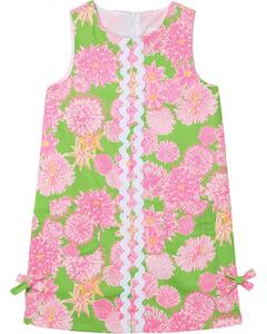 Платье Lilly Pulitzer Kids Little Lilly Classic Shif, цвет Multi Seaside Garden Overprint